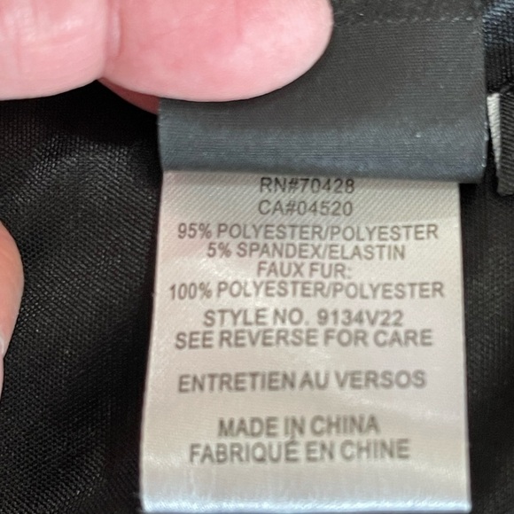 Sharon Young Extra Large Cheetah Print Faux Fur Zippered and Snap Vest Mob Wife - Picture 11 of 11